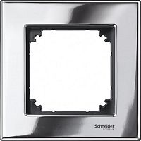 Рамка универсальная Schneider Electric Merten M-Elegance 1-м. металл хром  картинка